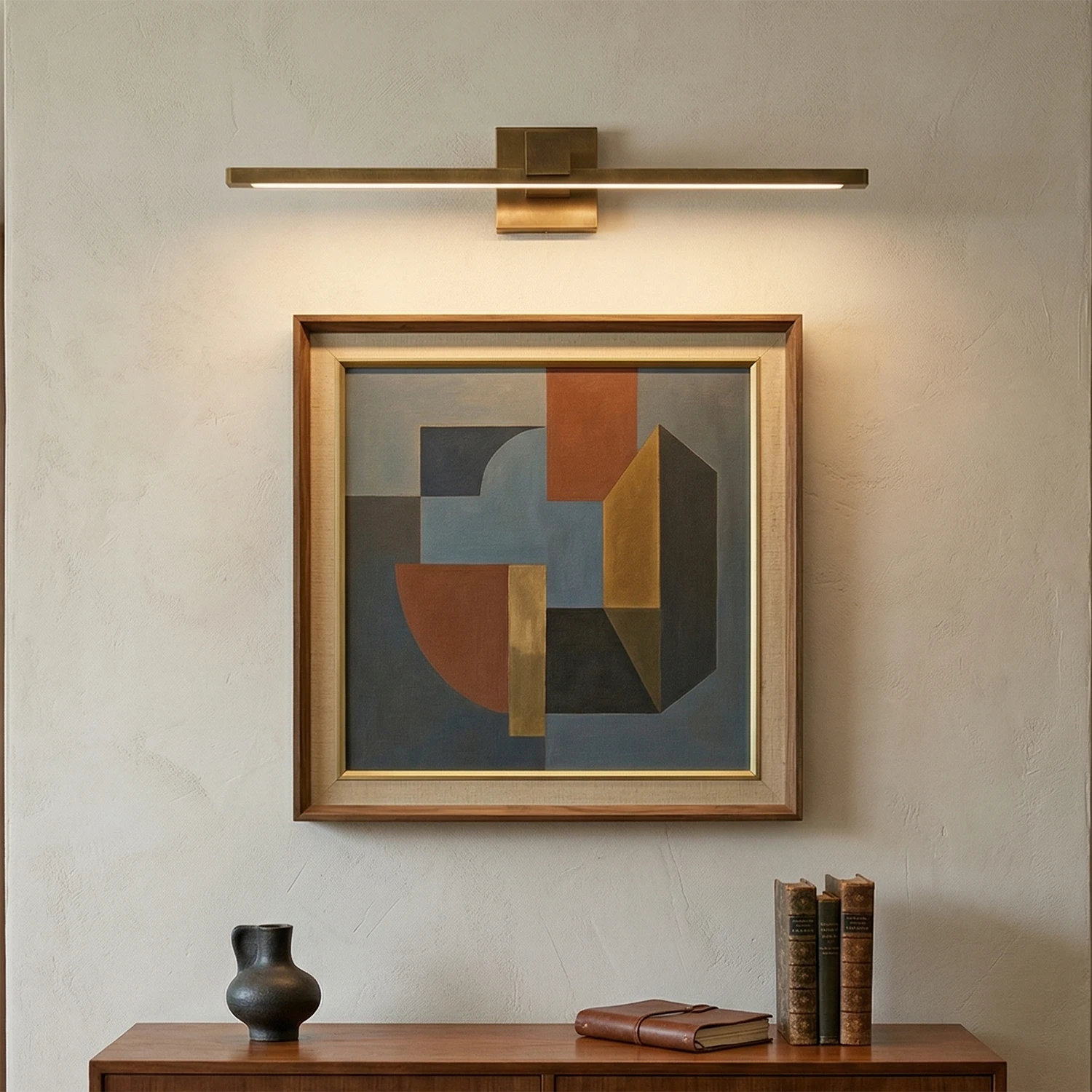 Corinth Brass Picture Light Wall Sconce 5