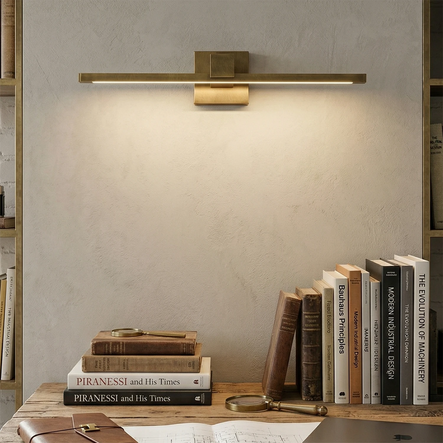 Corinth Brass Picture Light Wall Sconce 6