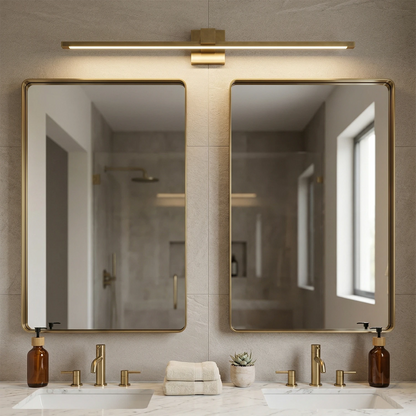 Corinth Brass Picture Light Wall Sconce 8