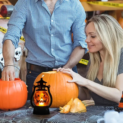 Cosplay Pumpkin Lights Decorative Kerosene Lanterns LED Handheld Lamp Pumpkin for Table Camping Garden Yard Party Home Decor 5