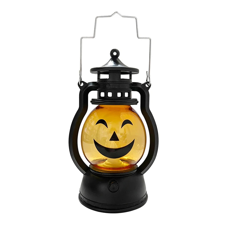 Cosplay Pumpkin Lights Decorative Kerosene Lanterns LED Handheld Lamp Pumpkin for Table Camping Garden Yard Party Home Decor 6