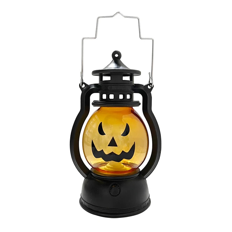 Cosplay Pumpkin Lights Decorative Kerosene Lanterns LED Handheld Lamp Pumpkin for Table Camping Garden Yard Party Home Decor 8