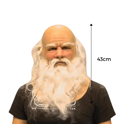 RoyaleGlow Cosplay Santa Mask for Holiday Fun and Parties