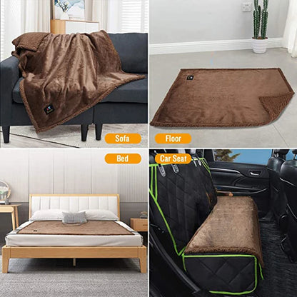 Couple Romantic Blanket Winter Warm Cozy Shaggy Blanket-Thickened King Size Blanket 100% Waterproof and Stain Resistant-Blanket 4