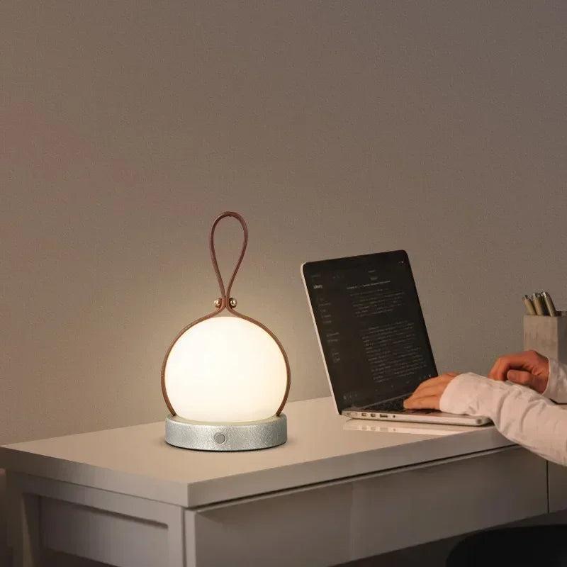 RoyaleGlow Portable LED Table Lamp - Cordless 3W, USB Rechargeable, 15H Battery for Indoor/Outdoor Use-Royale Basic