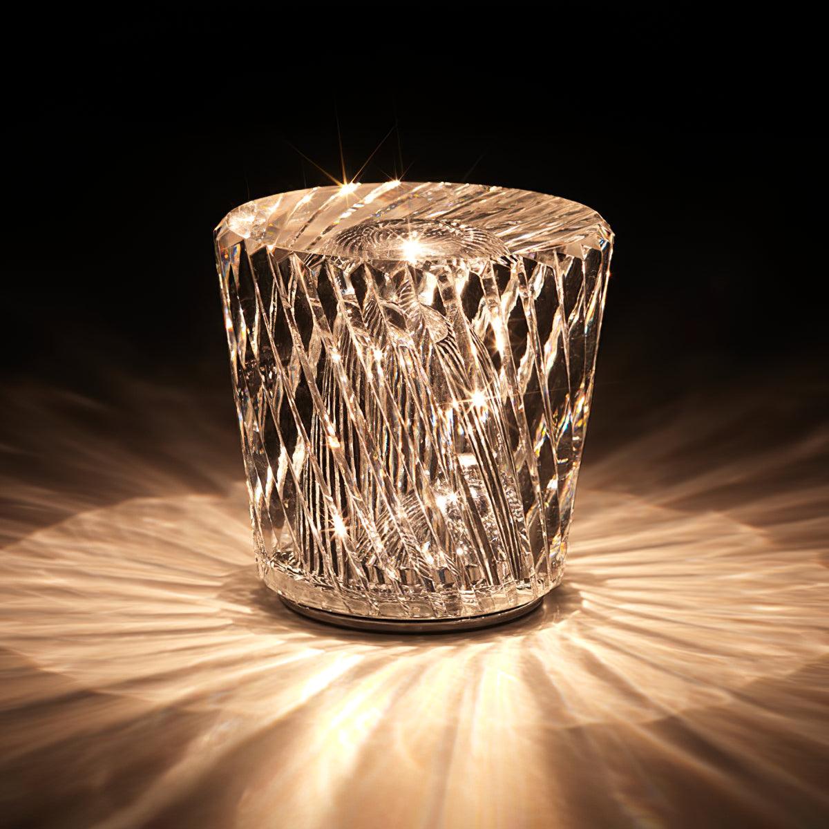 Crystal Diamond Table Lamp (built-in battery) 2