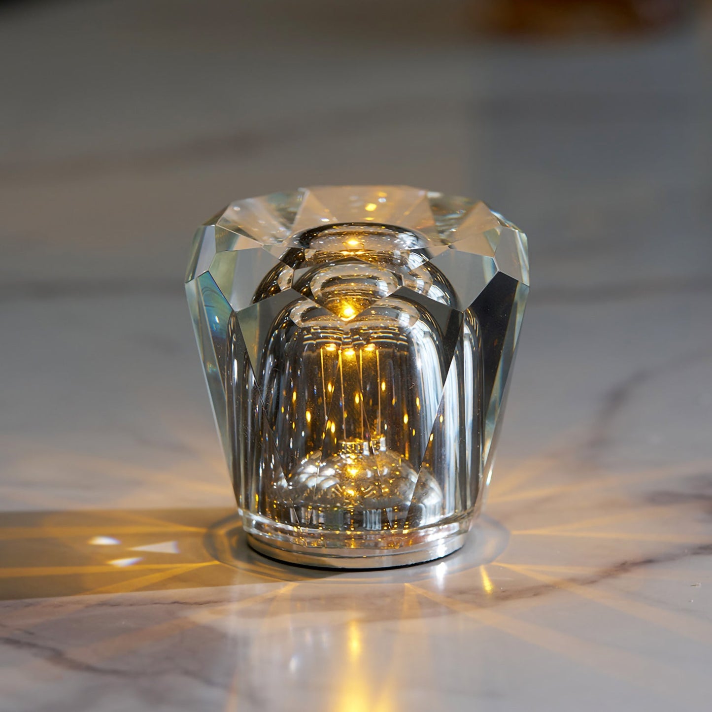 Crystal Diamond Table Lamp (built-in battery) 8