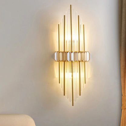 Crystal Rod Marsily Vertical Wall Lamp 4