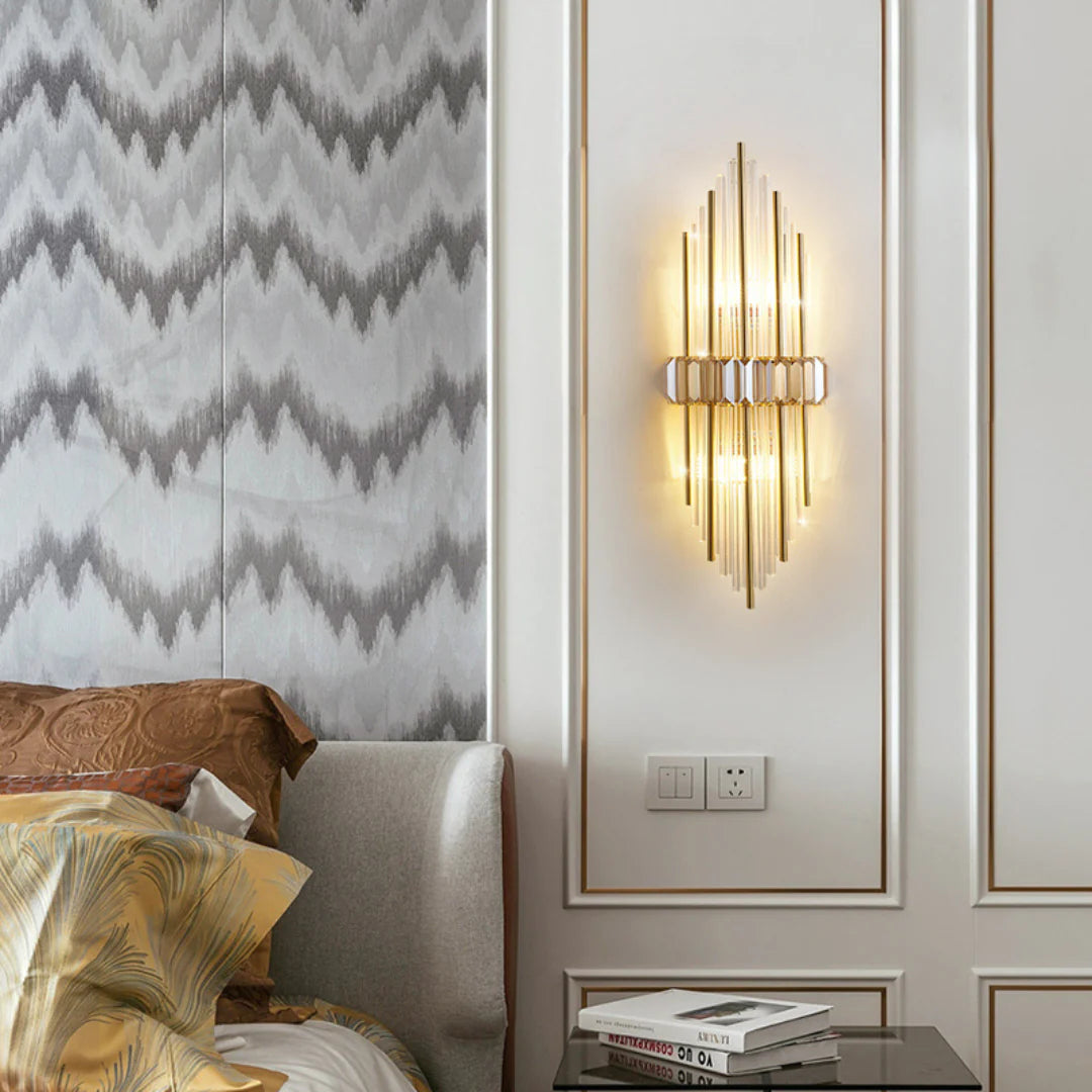 Crystal Rod Marsily Vertical Wall Lamp 8