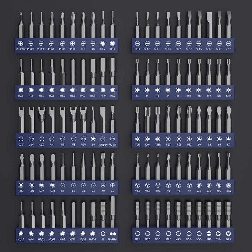 RoyaleGlow Electric Screwdriver 120 In 1 Set Compact Precision