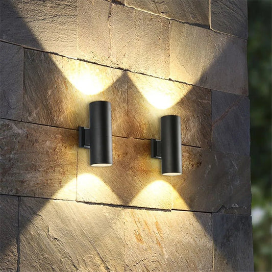 CylinderGlow LED Wall Lamp - Modern Cylinder Design & Dual Lighting 0