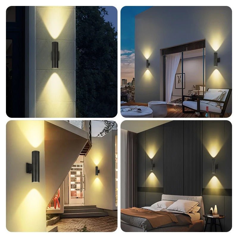 CylinderGlow LED Wall Lamp - Modern Cylinder Design & Dual Lighting 3
