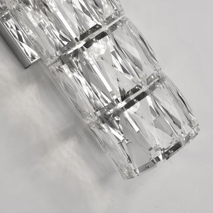 Cylindrical Crystal Three Step Dimming Light LED Modern Wall Sconces Lighting 7