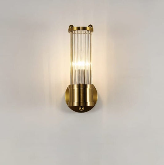 Cylindrical Glass Wall Sconce 0