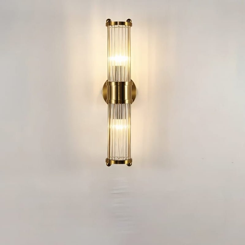 Cylindrical Glass Wall Sconce 1