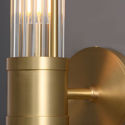 Cylindrical Glass Wall Sconce 4