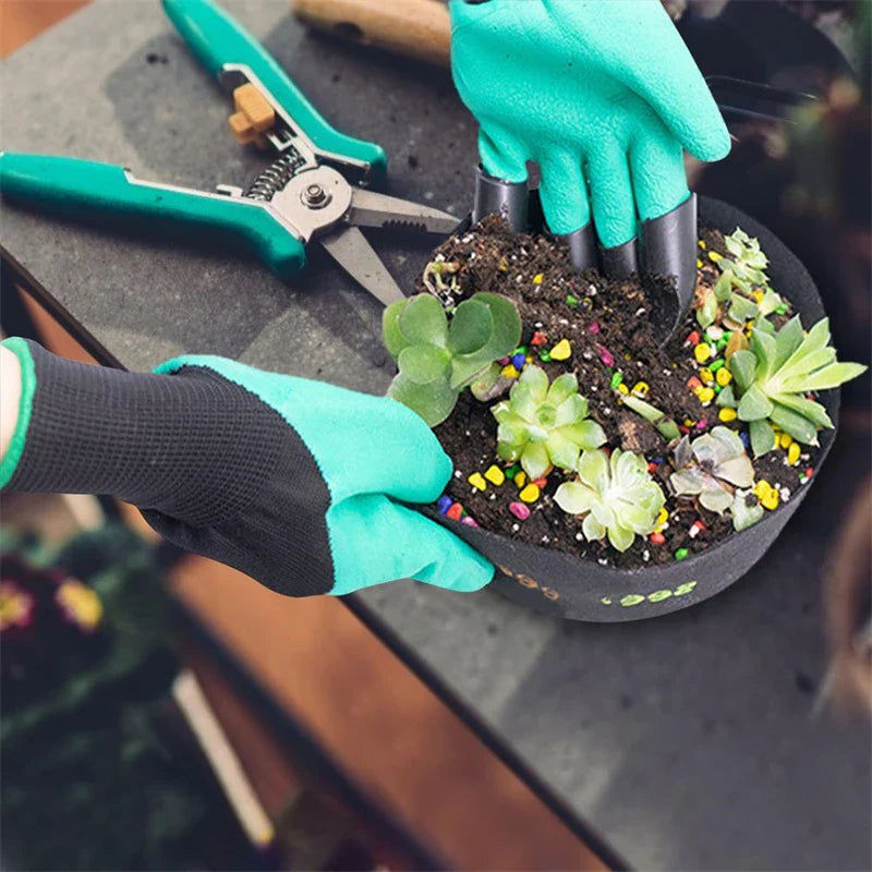 RoyaleGlow Genius Gardening Gloves With Claws For Easy Gardening