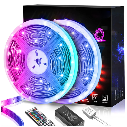 Luxora 32ft Led Strip Light with Remote and Custom Colors