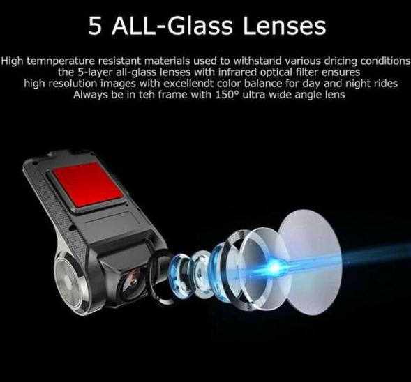 Royaleva Car Camera Front and Rear Dual Car Dash Cam Surveillance