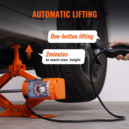 Royaleva Electric Car Jack with Impact Wrench 3 Ton Capacity