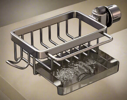 RoyaleGlow Ultimate Sink Organizer for Tidy Kitchen Space