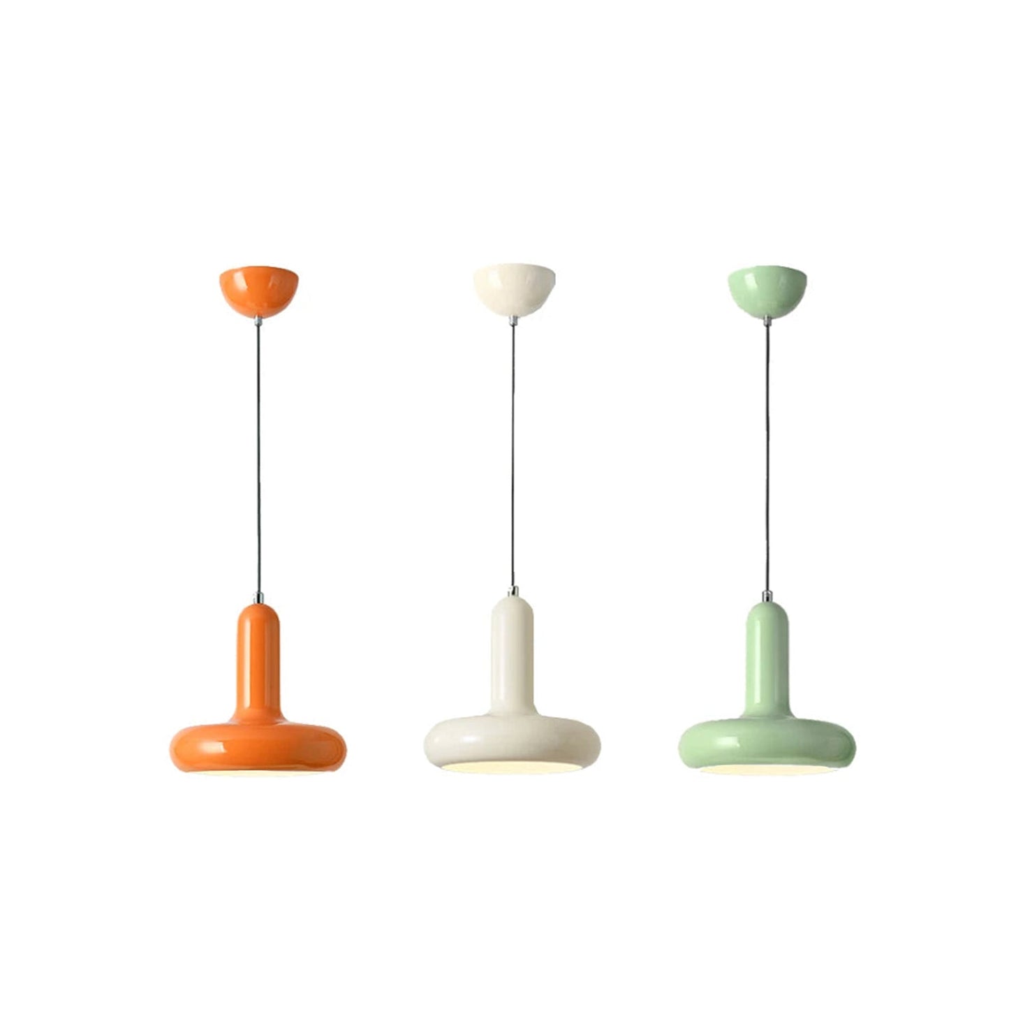 Royelux Modern Macaron Pendant Light - Mid-Century Green Ceiling Lamp for Kitchen & Dining-Royale Basic