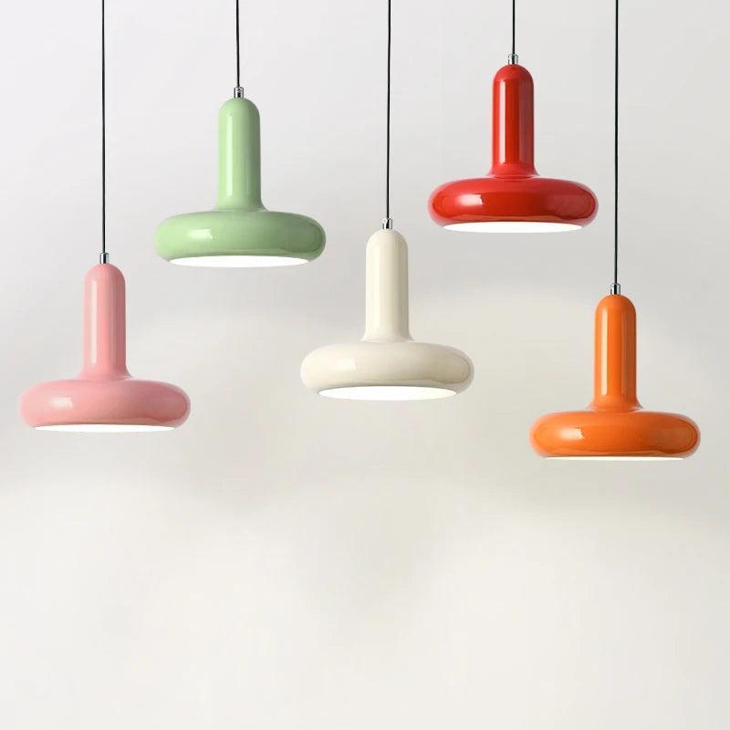 Royelux Modern Macaron Pendant Light - Mid-Century Green Ceiling Lamp for Kitchen & Dining-Royale Basic