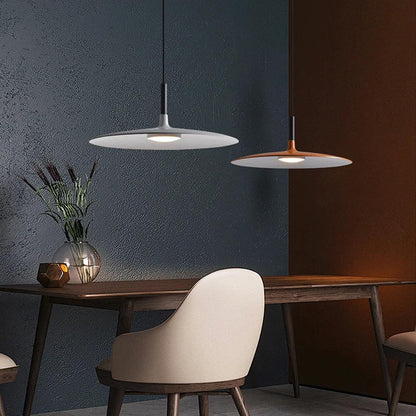 RoyaleGlow Scandinavian Minimalist LED Disc Pendant Light for Kitchen Island-Royale Basic