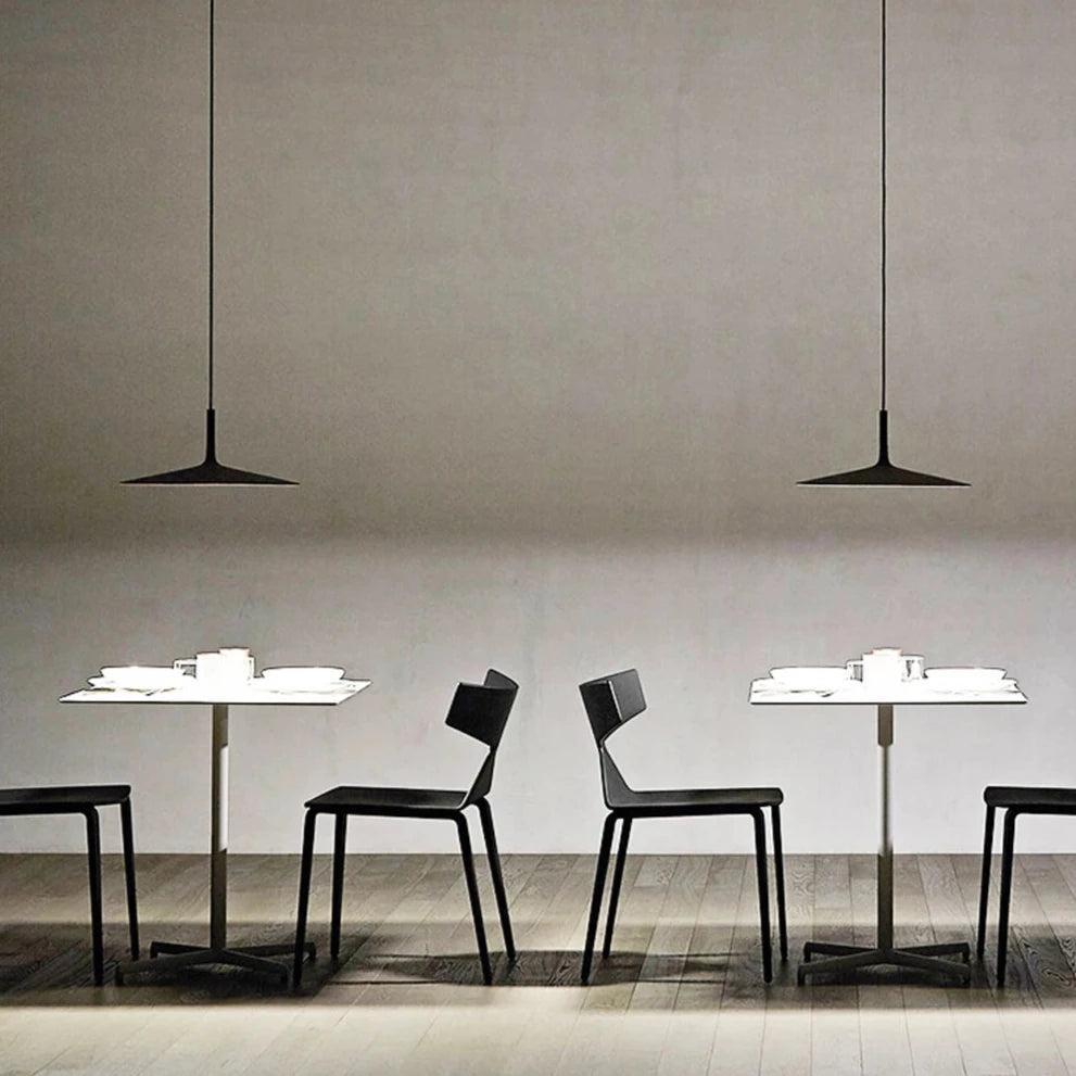 RoyaleGlow Scandinavian Minimalist LED Disc Pendant Light for Kitchen Island-Royale Basic