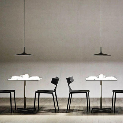 RoyaleGlow Scandinavian Minimalist LED Disc Pendant Light for Kitchen Island-Royale Basic