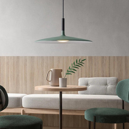 RoyaleGlow Scandinavian Minimalist LED Disc Pendant Light for Kitchen Island-Royale Basic