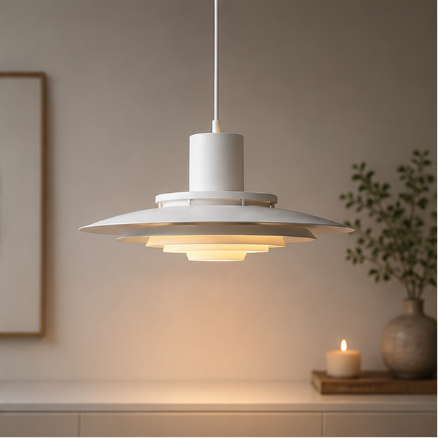 Danish Multi-layer Flying Saucer Pendant Lights Dining Room Kitchen Table Bar LED Chandelier Bedroom Nordic Designer Art Lamp