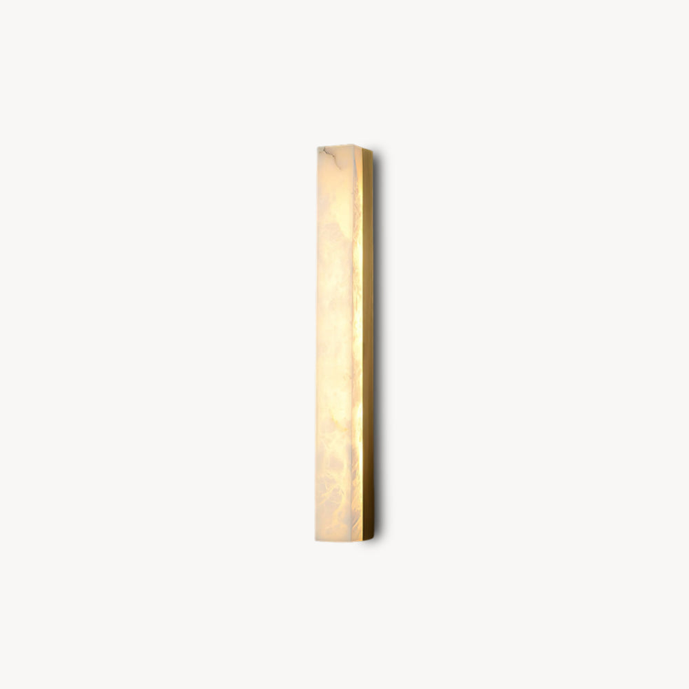 RoyaleGlow Modern Alabaster Wall Sconce - Elegant Geometric Lighting