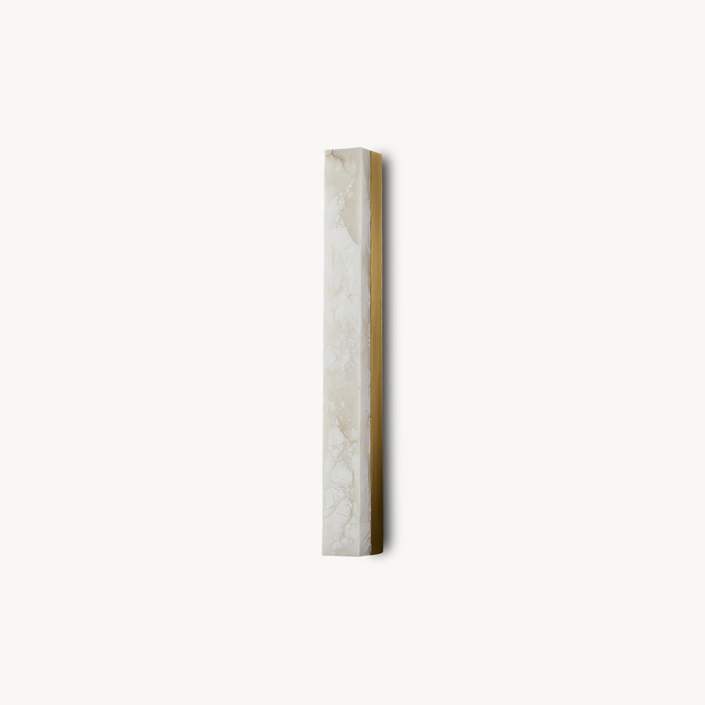 RoyaleGlow Modern Alabaster Wall Sconce - Elegant Geometric Lighting