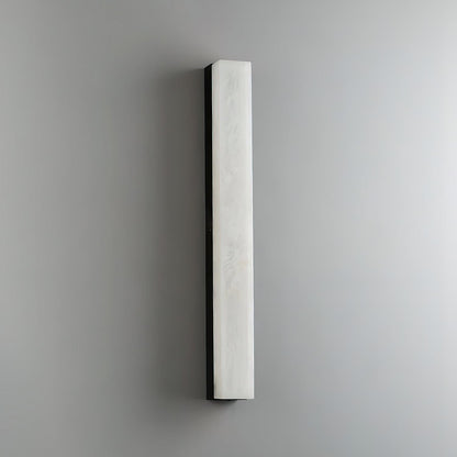RoyaleGlow Modern Alabaster Wall Sconce - Elegant Geometric Lighting