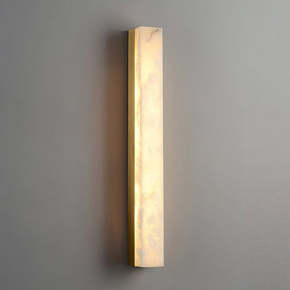 RoyaleGlow Modern Alabaster Wall Sconce - Elegant Geometric Lighting