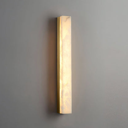 RoyaleGlow Modern Alabaster Wall Sconce - Elegant Geometric Lighting