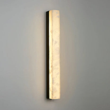 RoyaleGlow Modern Alabaster Wall Sconce - Elegant Geometric Lighting