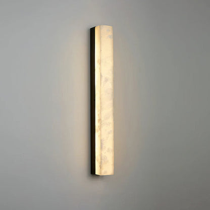 RoyaleGlow Modern Alabaster Wall Sconce - Elegant Geometric Lighting