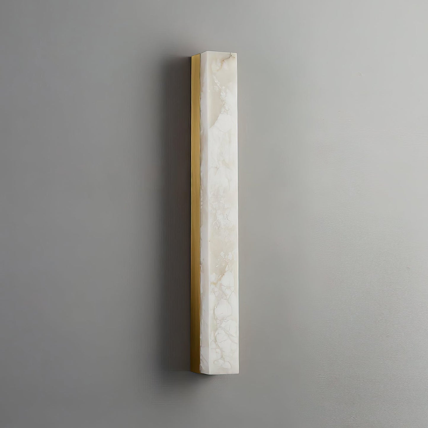 RoyaleGlow Modern Alabaster Wall Sconce - Elegant Geometric Lighting