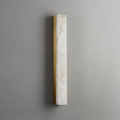 RoyaleGlow Modern Alabaster Wall Sconce - Elegant Geometric Lighting