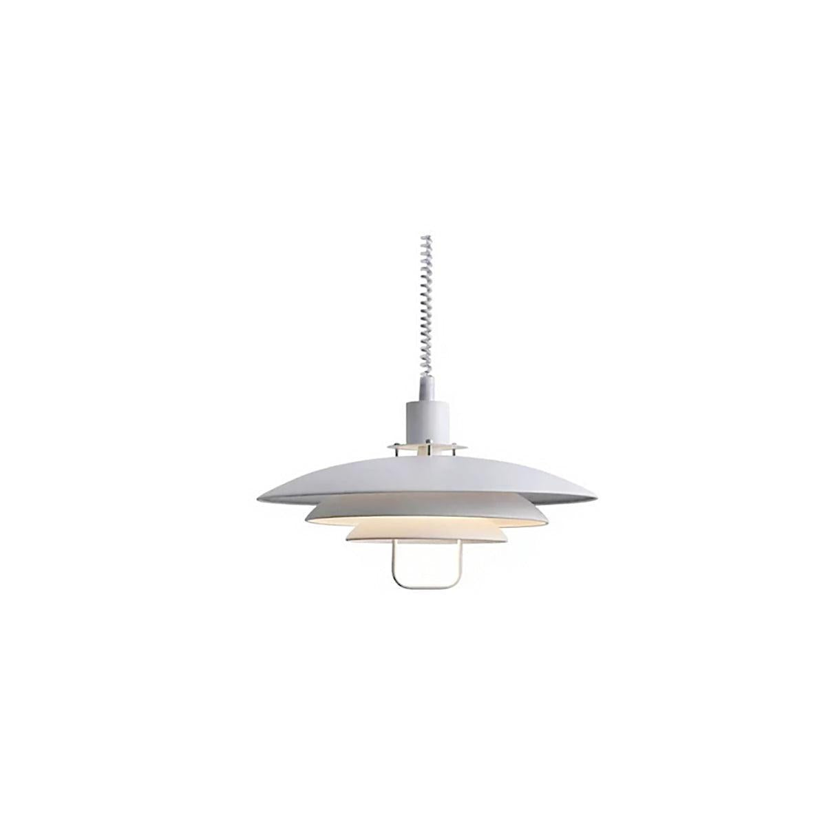 RoyaleGlow Danish Layered Pendant Light - Adjustable Height, Scandinavian Modern Ceiling Fixture-Royale Basic