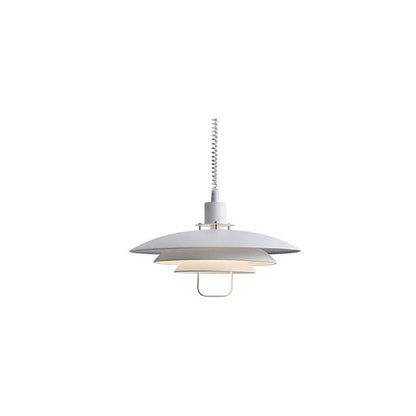 RoyaleGlow Danish Layered Pendant Light - Adjustable Height, Scandinavian Modern Ceiling Fixture-Royale Basic