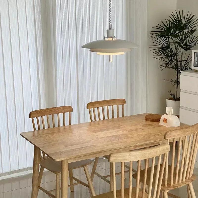 RoyaleGlow Danish Layered Pendant Light - Adjustable Height, Scandinavian Modern Ceiling Fixture-Royale Basic