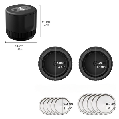 Rayvia Mason Jar Vacuum Sealer – Airtight Food Preservation for Maximum Freshness