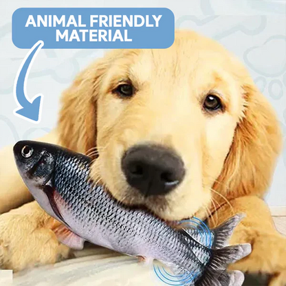 Pawelux Interactive Dancing Fish Toy – Realistic Flopping Motion for Dogs