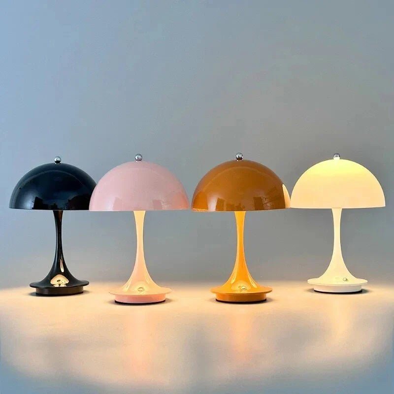Dome Glow LED Lamp – Cordless Alloy & Acrylic Light 2