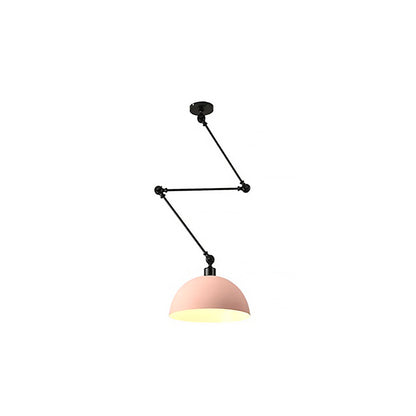 Dome Pendant Metal Folding Fixture Ceiling Wall Light 11