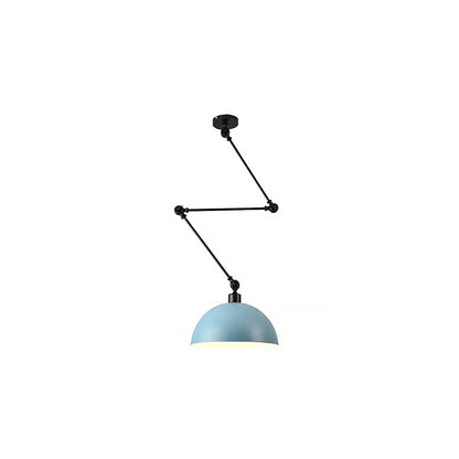 Dome Pendant Metal Folding Fixture Ceiling Wall Light 12