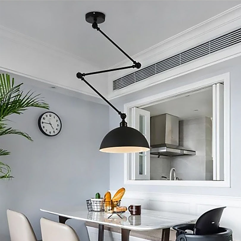 Dome Pendant Metal Folding Fixture Ceiling Wall Light 3